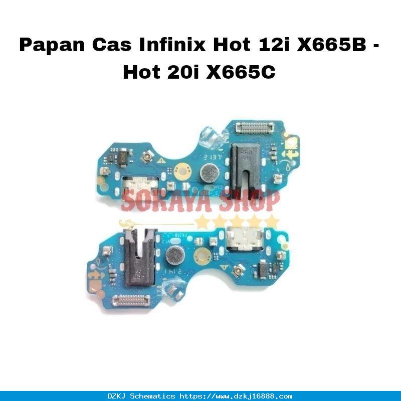 Infinix Hot 12i X665B Cas Board
