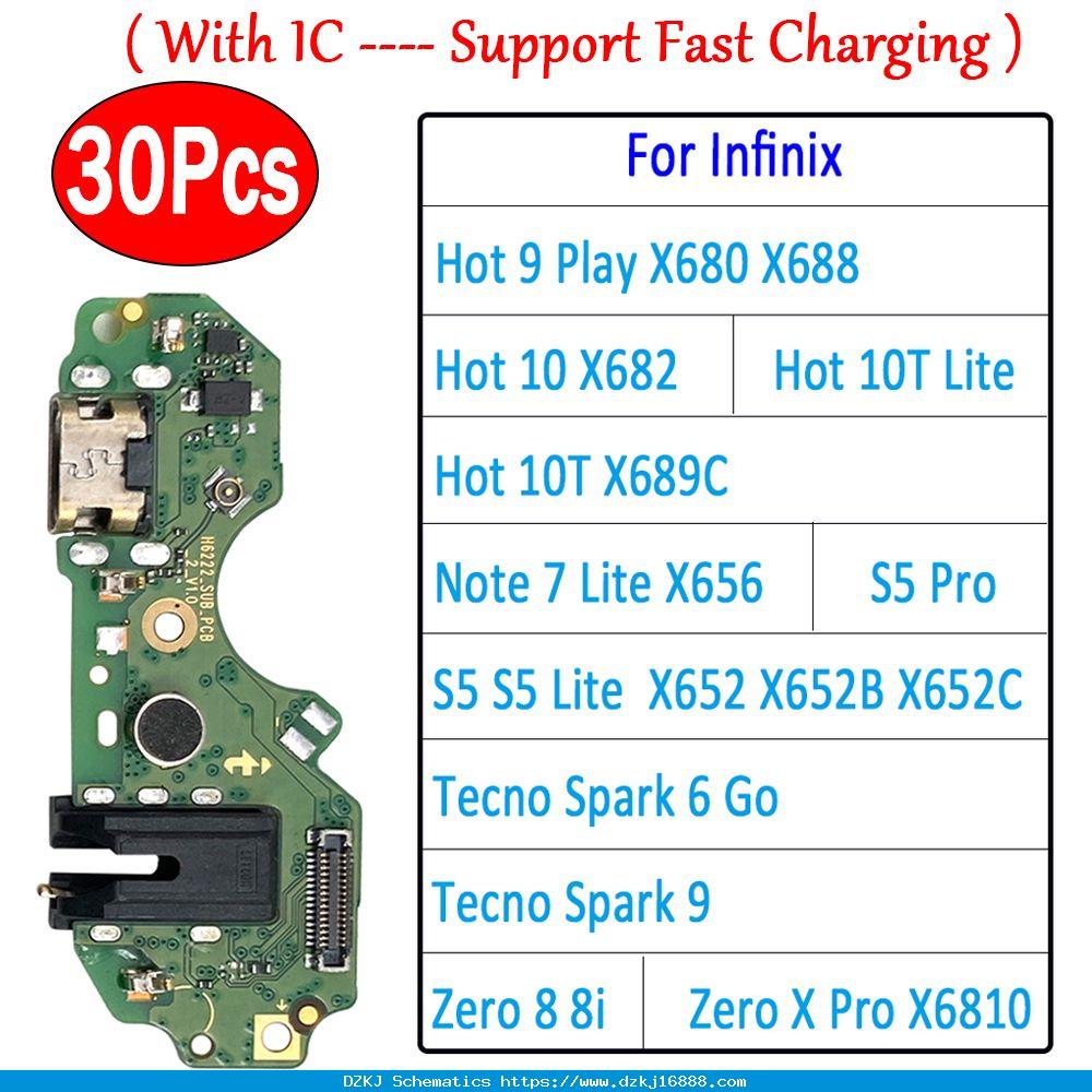 30Pcs-For-Infinix-Hot-9-Play-X680-X688-10-X68…