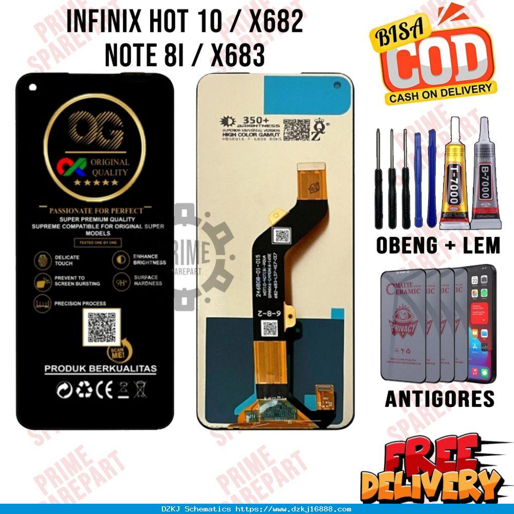 Jual Lcd INFINIX HOT 10 / X682 / NOTE 8I / X683 O…