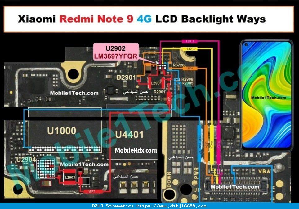 Xiaomi Redmi Note 9 Backlight Ways Problem