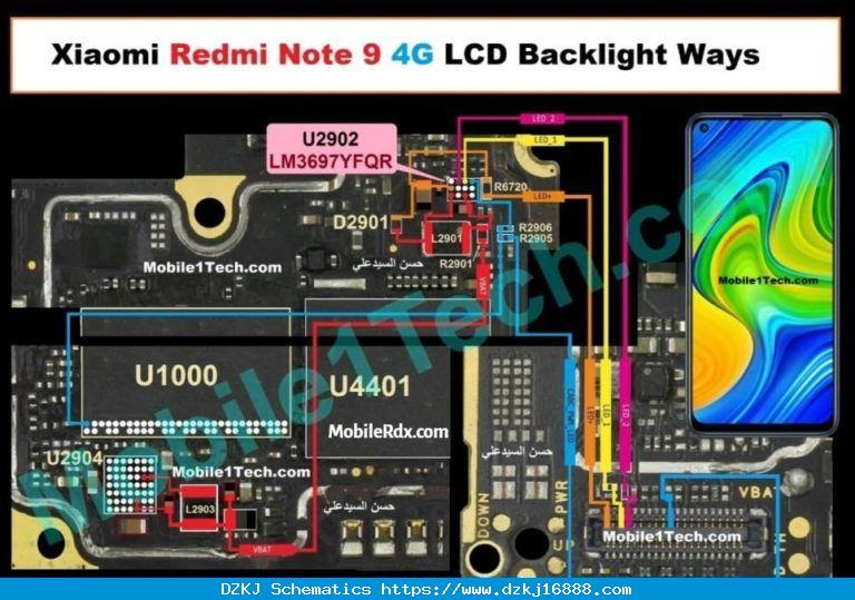 Xiaomi Redmi Note 9 Backlight Ways Problem
