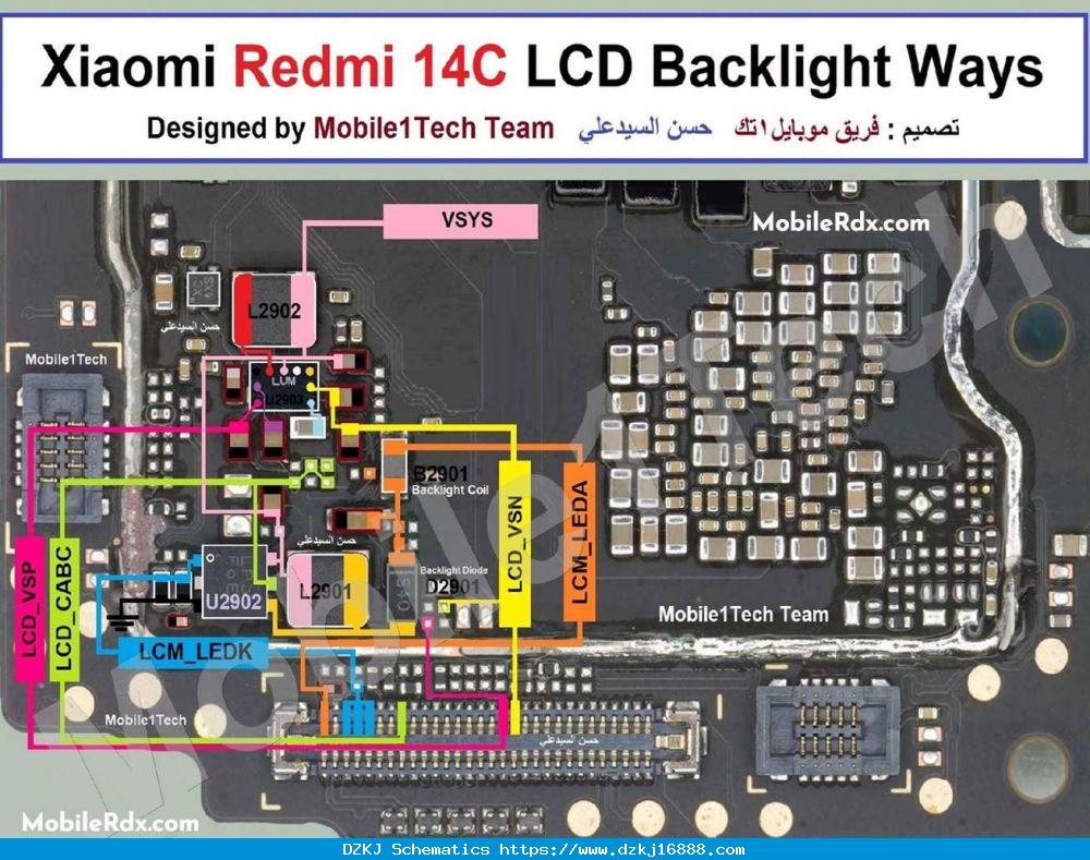 Xiaomi Redmi 14C Backlight Ways