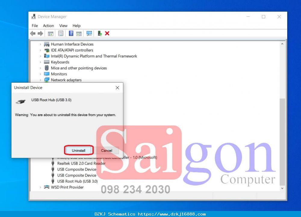 Sửa Lỗi USB Device Not Recognized