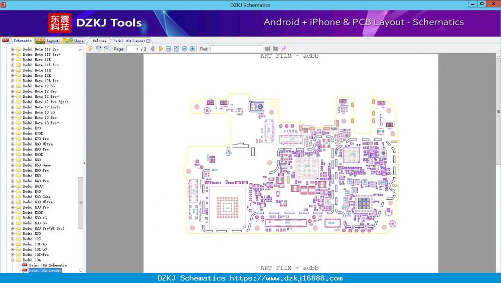 Redmi 10A Layout - Redmi 10A - XIAOMI Schematic