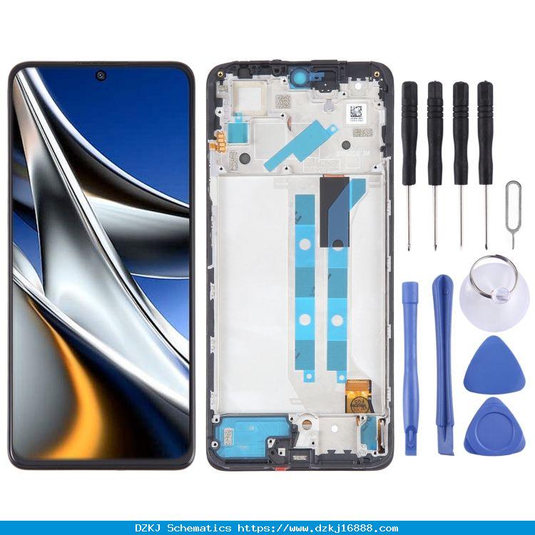 OLED Material LCD Screen For Xiaomi Poco X4 Pro 5…