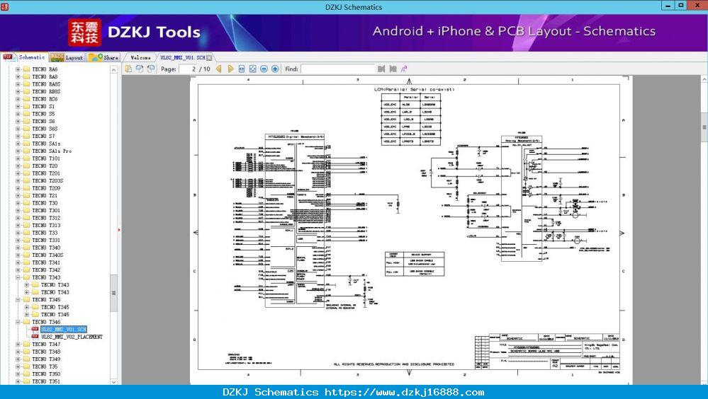UL82_MMI_V01.SCH - TECNO T346 - TECNO Schematic