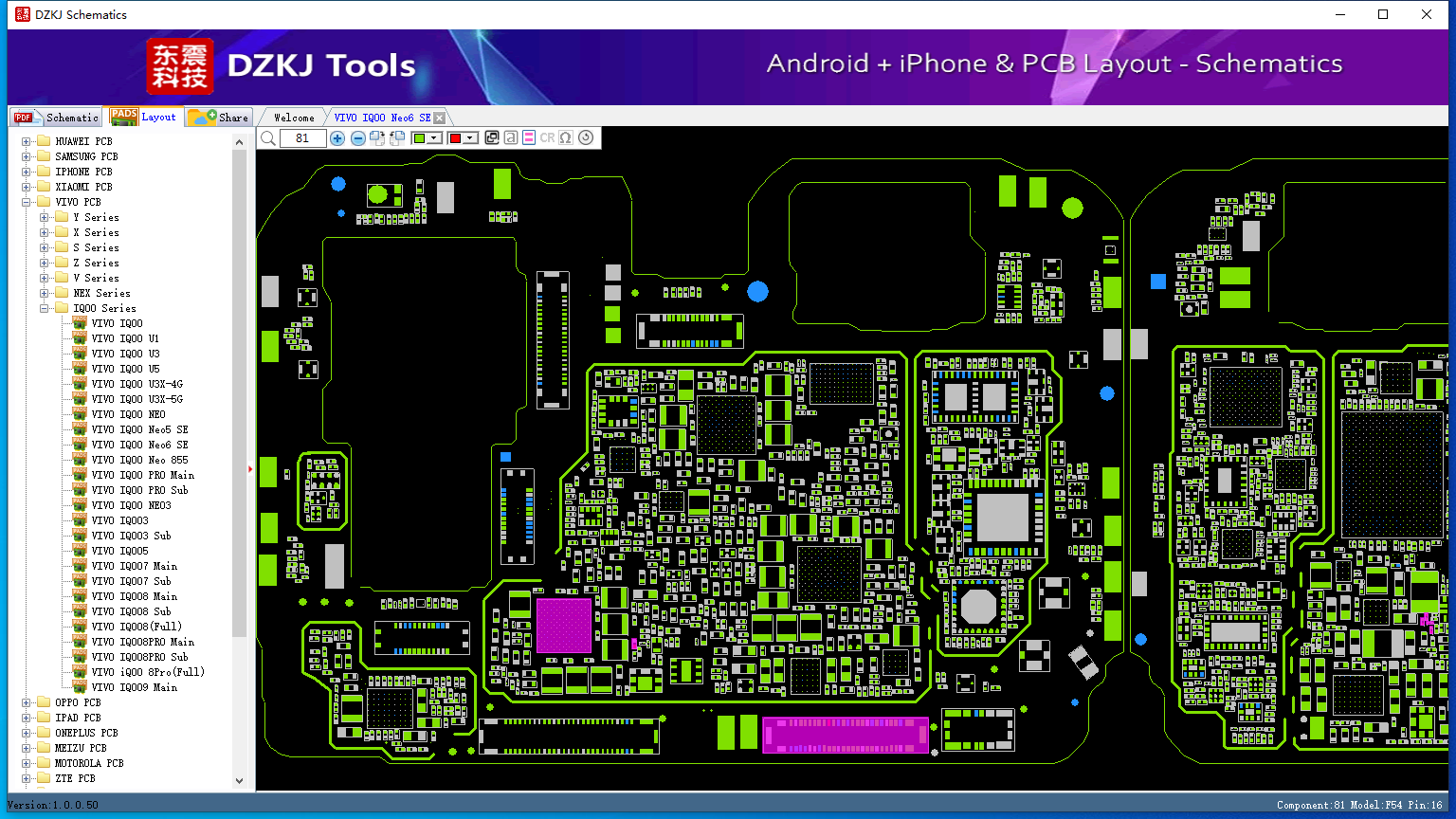 Update - DZKJ Schematics & PCB Layout