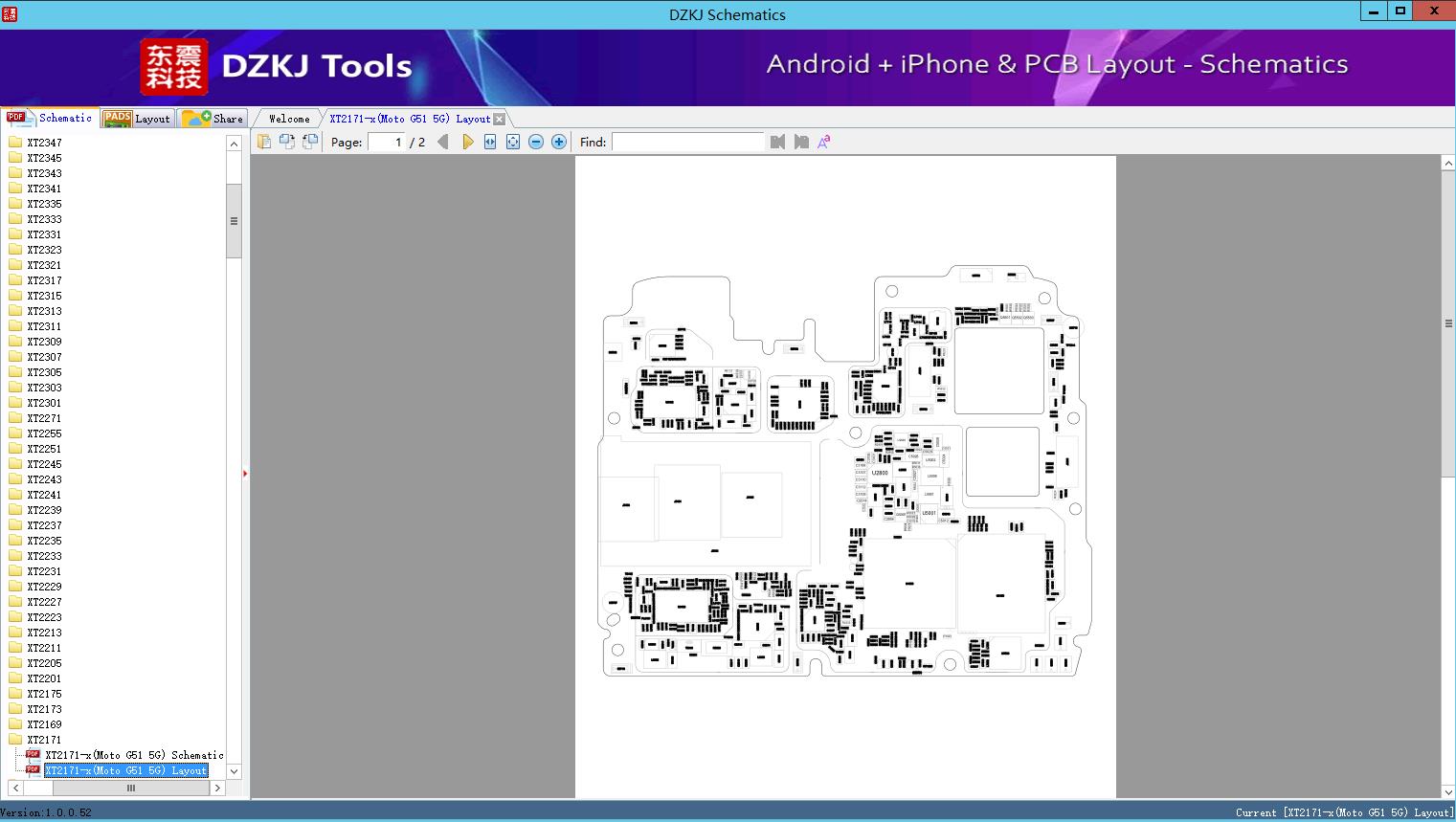 XT2171-x(Moto G51 5G) Layout - XT2171 - MOTOROLA Schematic - DZKJ ...