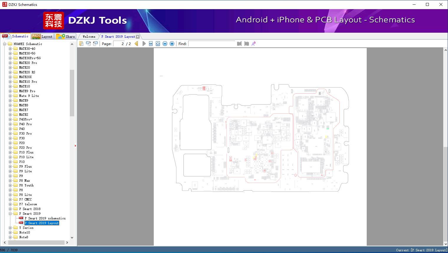 P Smart 2019 Layout - P Smart 2019 - HUAWEI Schematic - DZKJ Schematics ...